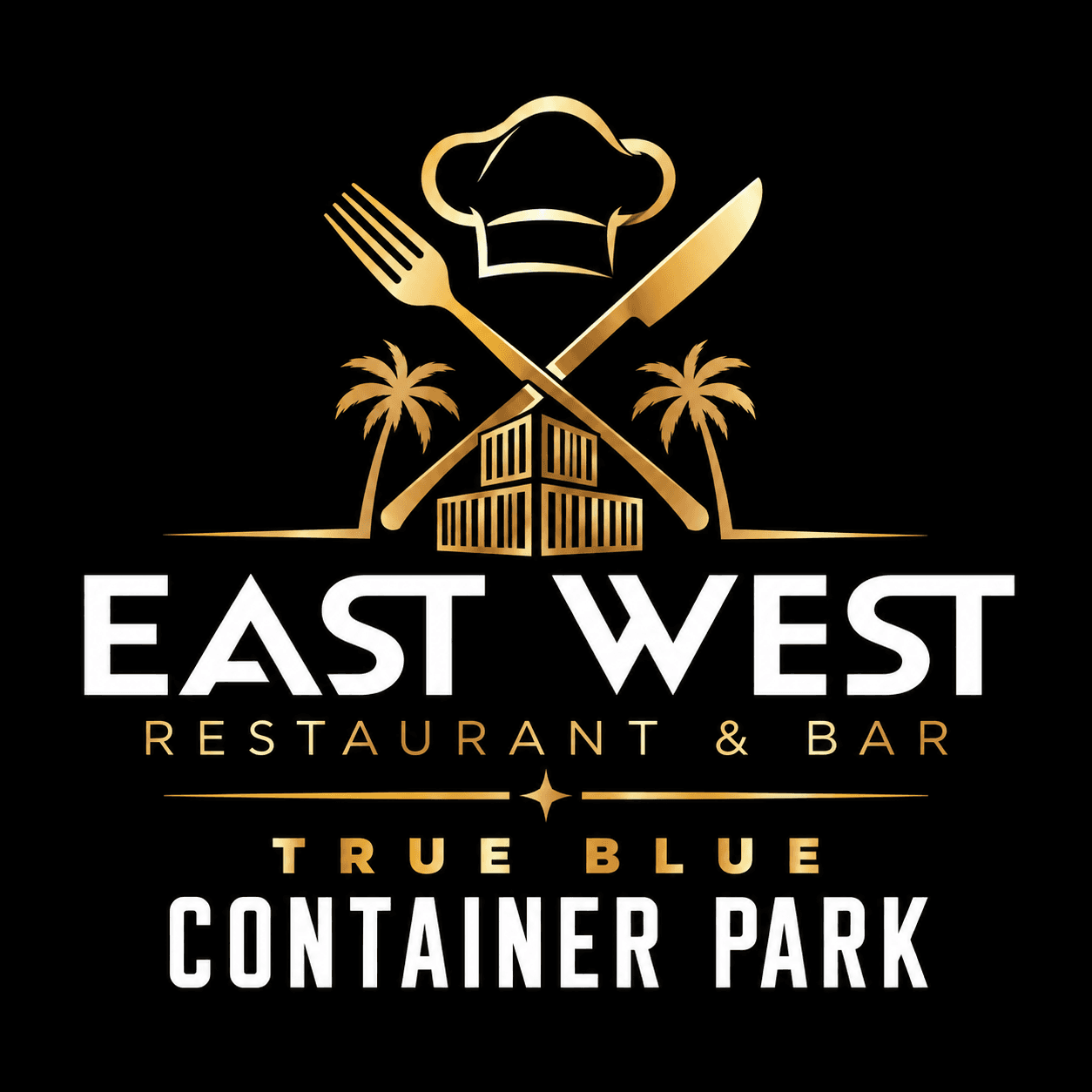 East West (True Blue, Container Park) logo