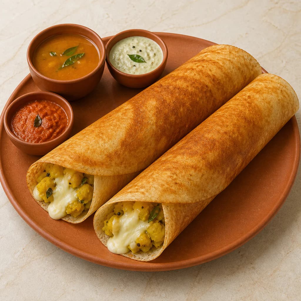 Cheese Masala Dosa