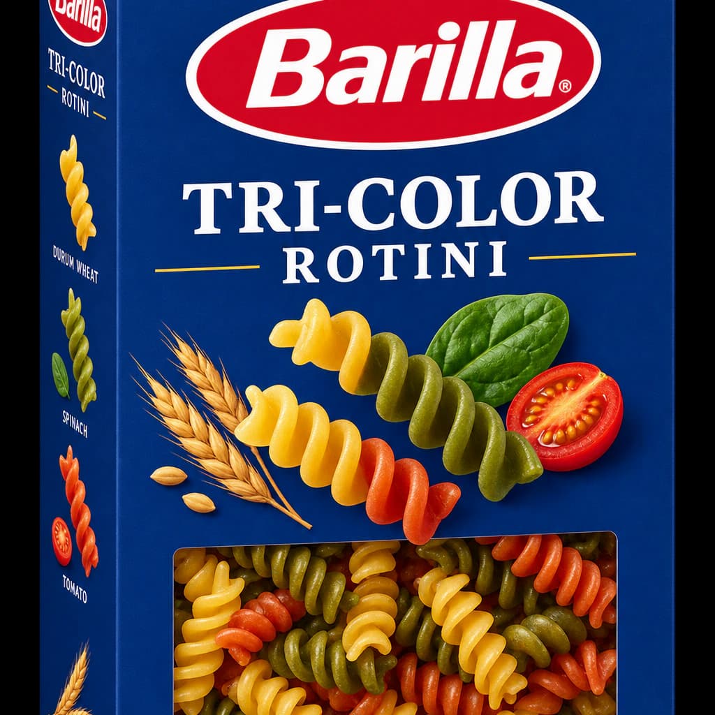 Barilla Tri Color Rotini 340 G