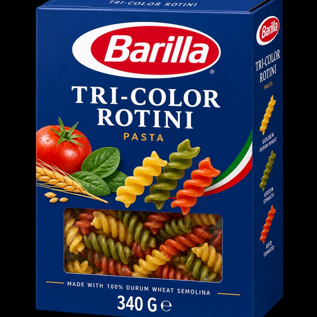 Barilla Tri Color Rotini 340 G