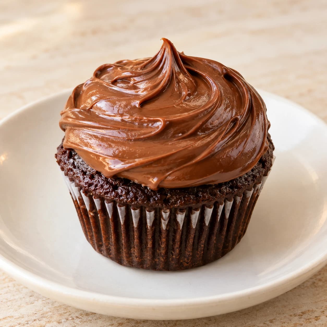 Chocolate Nutella Cupcake