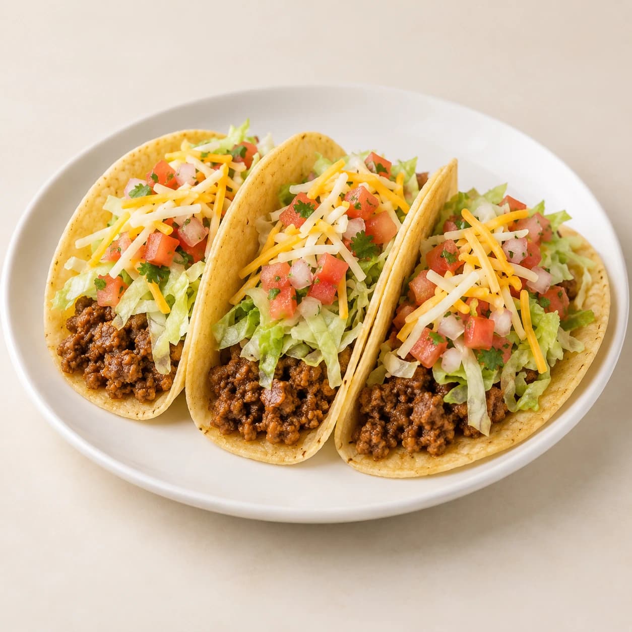 3 Beef Tacos "Ground Beef"