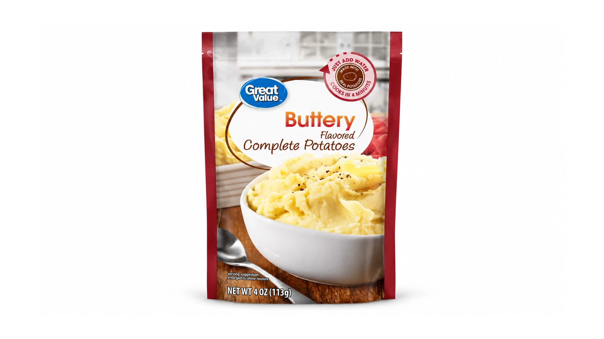 Great Value Buttery Flavored Complete Potatoes