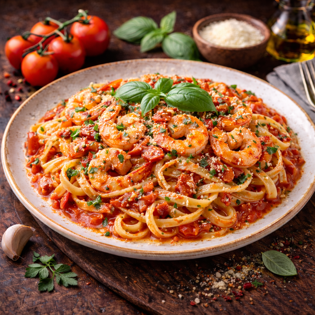 Shrimp in Marinara