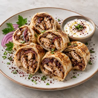 Chicken Mussakhan Roll